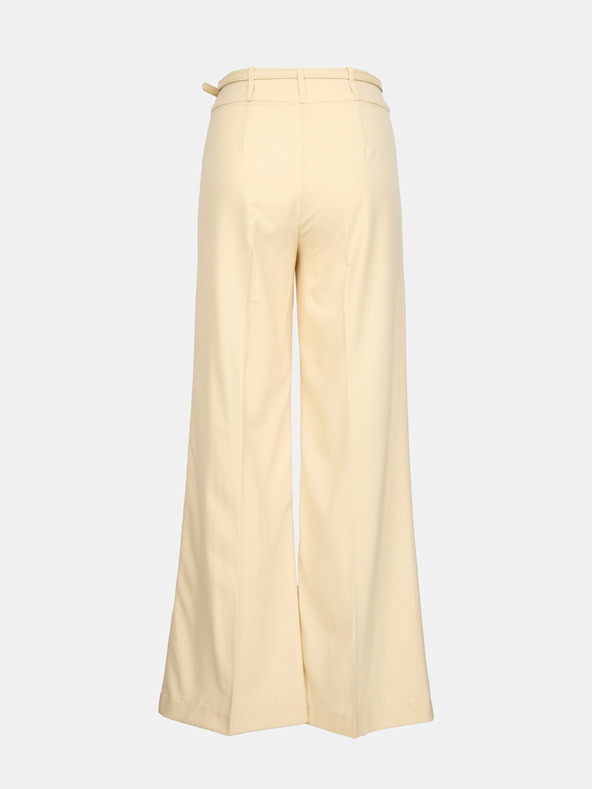 Orsay Kremaste ženske široke hlače s prugama ORSAY