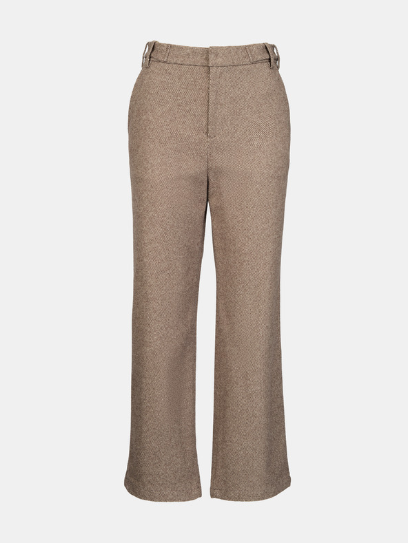 Orsay Svijetlosmeđe ženske široke hlače ORSAY