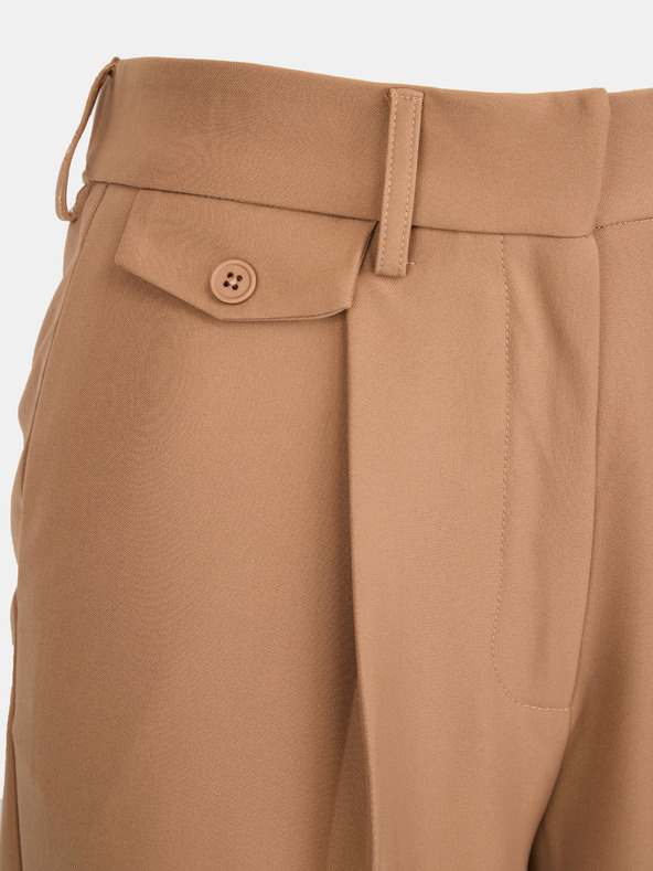 Orsay Svijetlosmeđe ženske široke hlače ORSAY