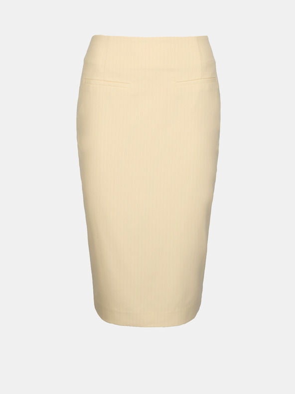 Orsay Kremasta ženska suknja na olovku s prugama ORSAY
