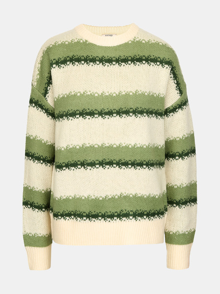 Orsay Zeleni ženski prugasti pulover ORSAY