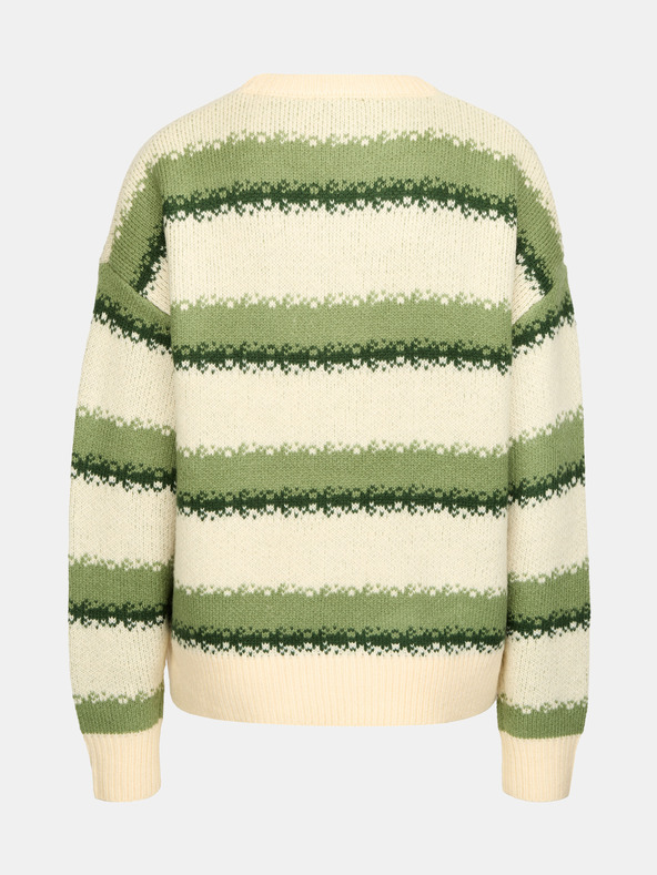 Orsay Zeleni ženski prugasti pulover ORSAY