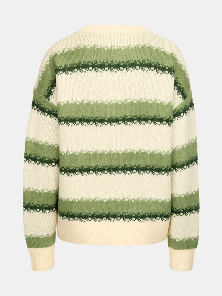 Orsay Zeleni ženski prugasti pulover ORSAY