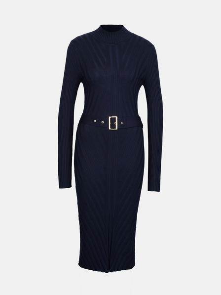 Orsay Tamnoplava ženska midi haljina s remenom ORSAY