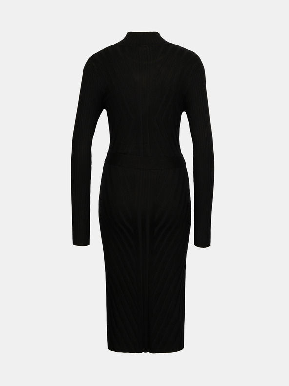 Orsay Crna ženska midi haljina s remenom ORSAY