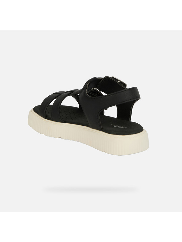 Geox Crni djevojčinski sandali Geox Sandal Kodette