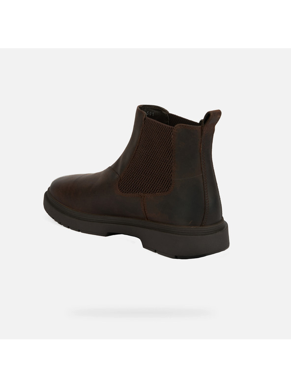 Geox Tamnosmeđe muške gležnjače Geox Calaita