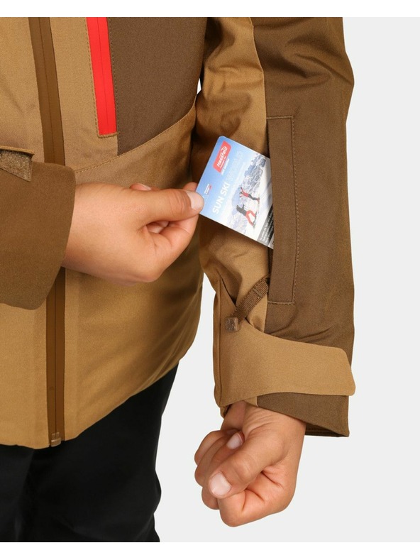 Kilpi Dječja skijaška jakna Kilpi DENVER-JB Smeđa