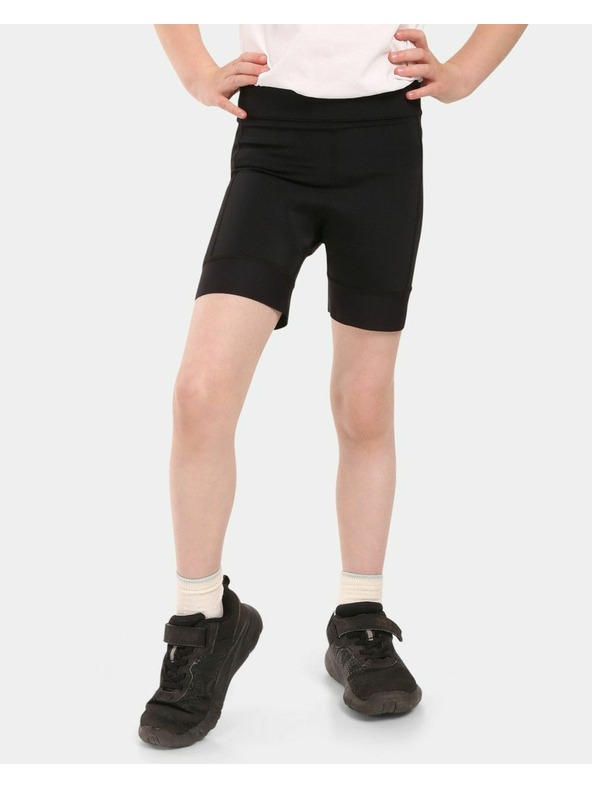 Kilpi Dječje biciklističke kratke hlače Kilpi PRESSURE-J Crna