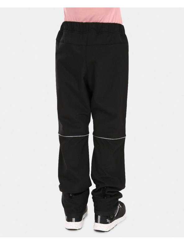 Kilpi Dječje softshell outdoor hlače Kilpi RIZO-J Crna