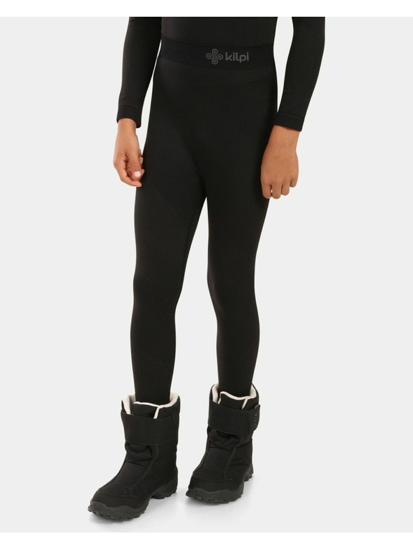 Kilpi Dječje bešavne termo hlače Kilpi NIEL-JB Crna