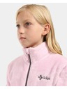 Kilpi Djevojčinski dlakavi flis hoodie Kilpi SKATHI-JG Svijetlo ružičasta