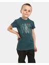 Kilpi Dječačka pamučna majica Kilpi SALO-JB Tamnozelena