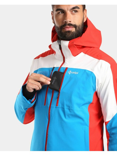 Kilpi Premium uniseks skijaška jakna Kilpi DEXEN-U Plavo-crvena