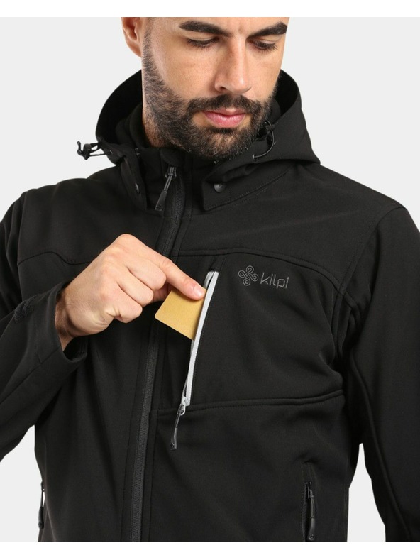 Kilpi Muška softshell jakna Kilpi RAVIO-M Black