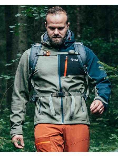 Kilpi Muška softshell jakna Kilpi ONTAVIO-M Khaki