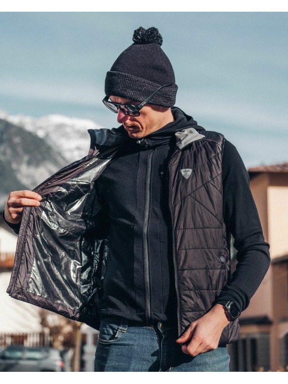 Kilpi Muški prsluk s integriranim grijačima Kilpi HEATEO-M Black