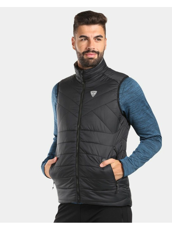 Kilpi Muški prsluk s integriranim grijačima Kilpi HEATEO-M Black