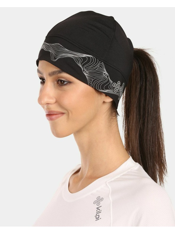 Kilpi Unisex trčarska kapa Kilpi TAIL-U Crna