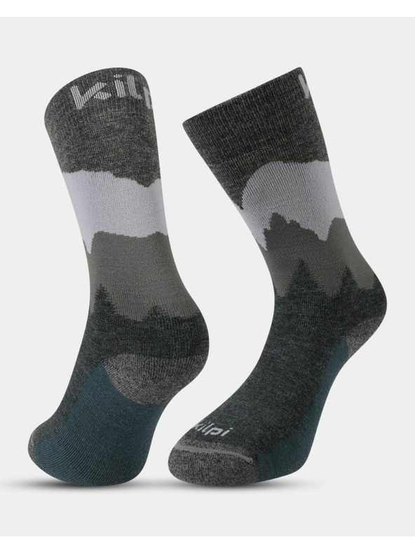 Kilpi Uniseks planinarske čarape Kilpi NORS-U Zelena