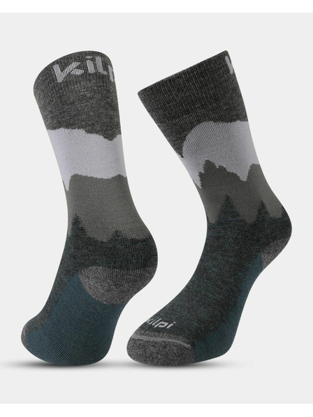 Kilpi Uniseks planinarske čarape Kilpi NORS-U Zelena