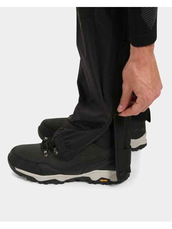 Kilpi Muške vodootporne hardshell hlačice Kilpi ALPIN-M Crna