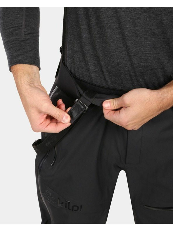 Kilpi Muške hardshell hlačice Kilpi LAZZARO-M Crna