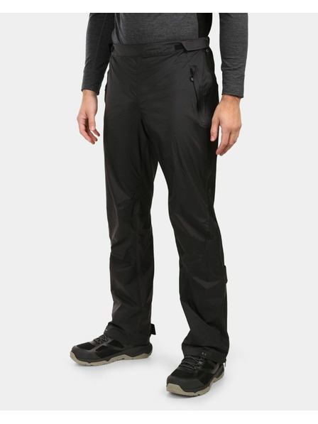 Kilpi Muške vodootporne hardshell hlačice Kilpi ALPIN-M Crna