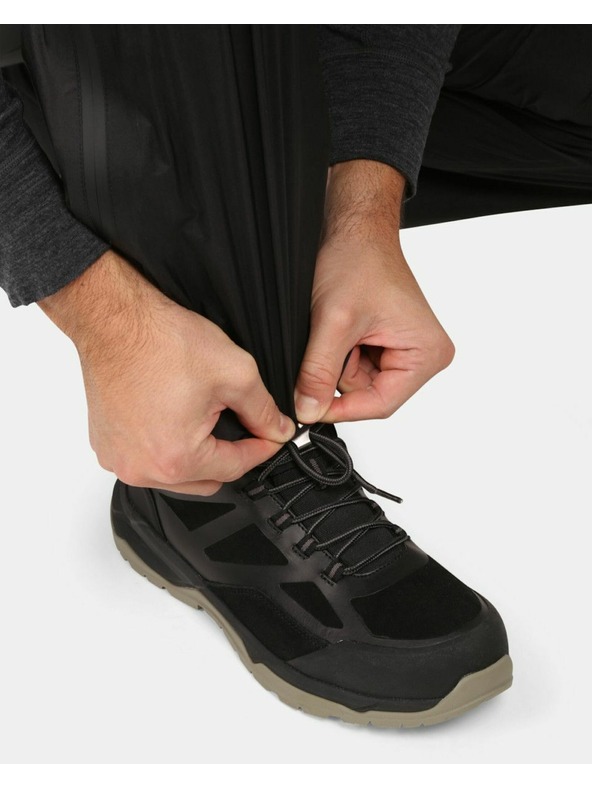 Kilpi Muške vodootporne hardshell hlačice Kilpi ALPIN-M Crna