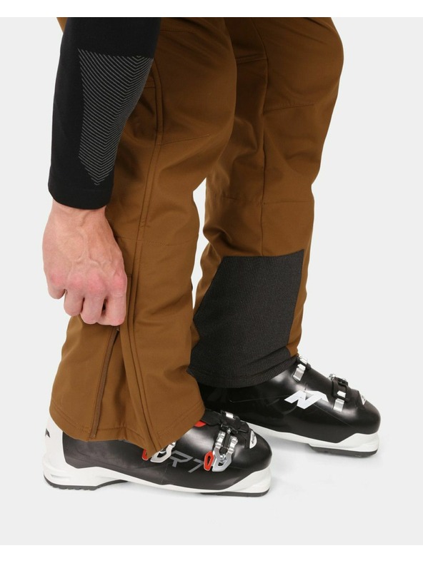 Kilpi Muške softshell skijaške hlače Kilpi RHEA-M Smeđa