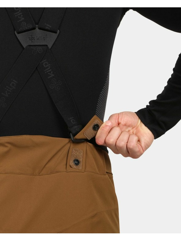 Kilpi Muške skijaške hlače Kilpi METHONE-M Smeđa