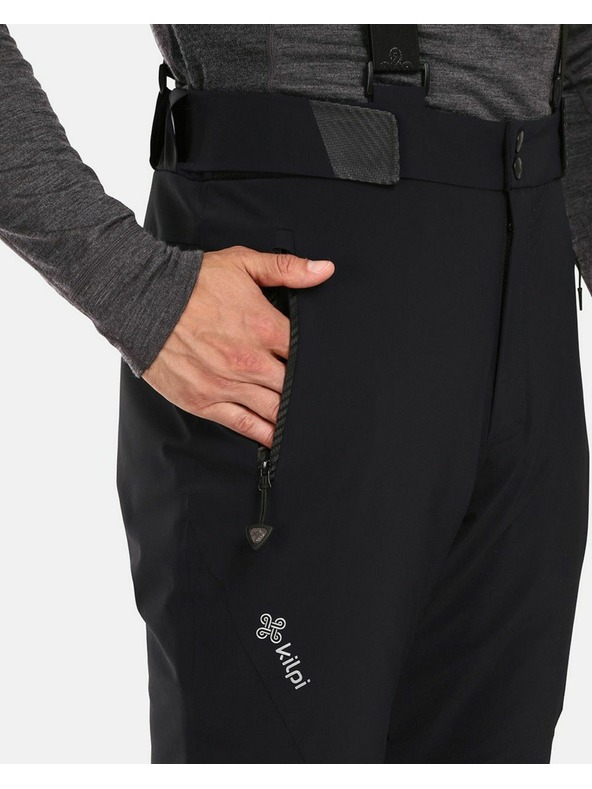Kilpi Muške luksuzne skijaške hlače Kilpi LTD THEMIS-M Crna