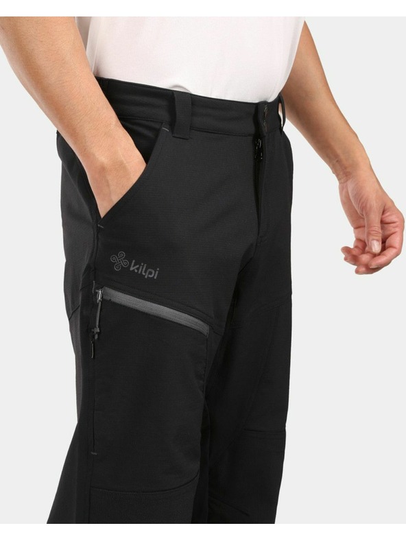Kilpi Muške outdoor hlače Kilpi VILLAIN-M Crna