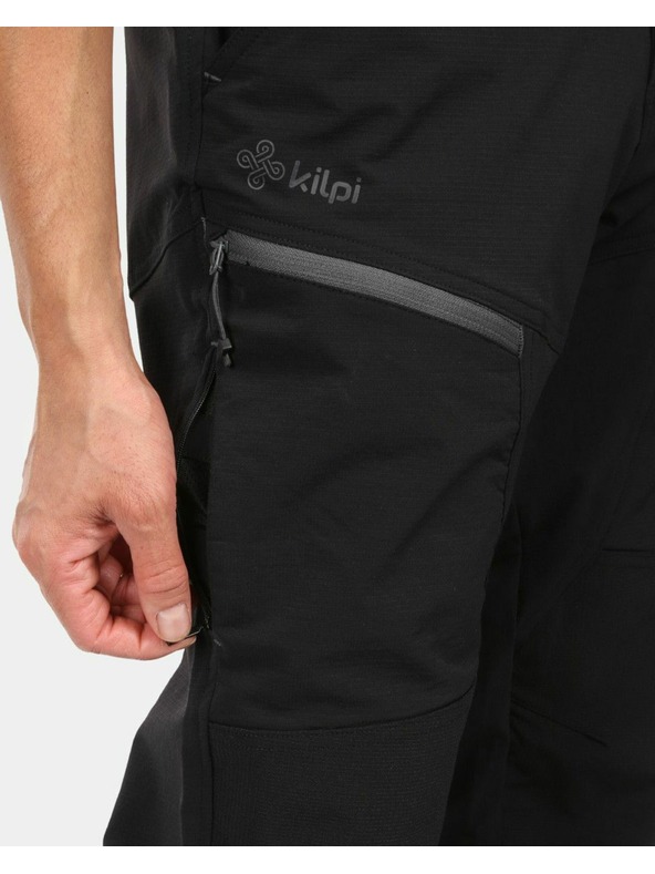 Kilpi Muške outdoor hlače Kilpi VILLAIN-M Crna