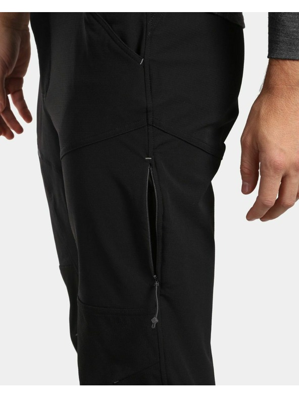 Kilpi Muške utdoor hlače Kilpi VILLAIN-M Black