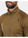 Kilpi Muška termo majica dugih rukava od MERINO WOOL Kilpi JAGER-M Smeđa