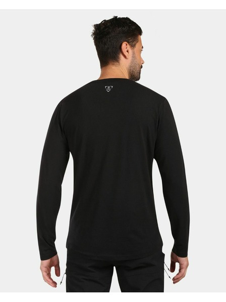 Kilpi Muška pamučna majica dugih rukava Kilpi PROMOX-M Crna