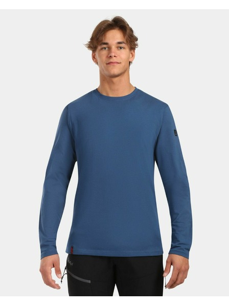 Kilpi Muška pamučna majica dugih rukava Kilpi PROMOX-M Tamno plava