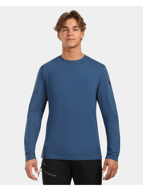 Kilpi Muška pamučna majica dugih rukava Kilpi PROMOX-M Tamno plava