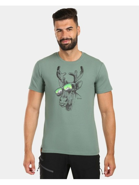 Kilpi Muška pamučna majica Kilpi DISCOVER-M Khaki