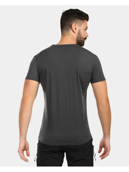 Kilpi Muška majica od MERINO VUNE Kilpi SLOPER-M Tamno siva