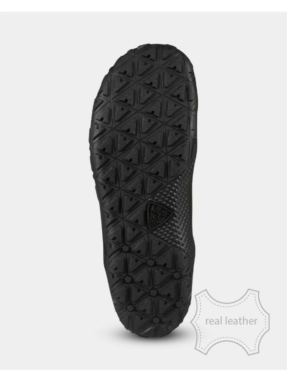 Kilpi Uniseks visoka outdoor barefoot obuća Kilpi BARE LEATHER HIGH-U Crna