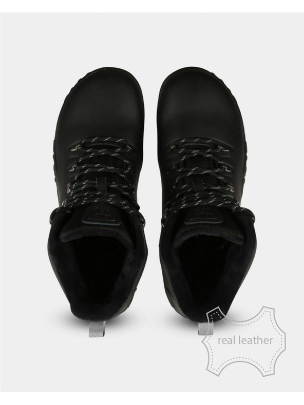 Kilpi Uniseks visoka outdoor barefoot obuća Kilpi BARE LEATHER HIGH-U Crna