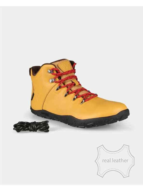 Kilpi Uniseks visoka outdoor barefoot obuća Kilpi BARE LEATHER HIGH-U Bež