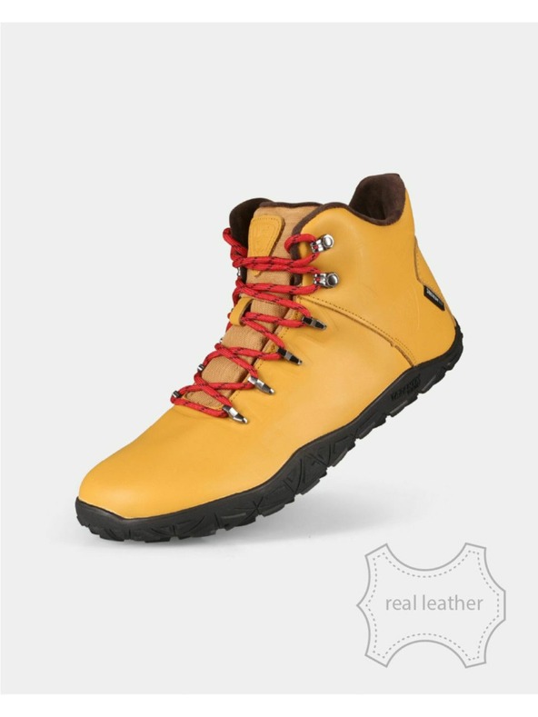 Kilpi Uniseks visoka outdoor barefoot obuća Kilpi BARE LEATHER HIGH-U Bež