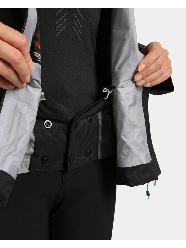Kilpi Ženska vodootporna jakna Kilpi METRIX-W Black