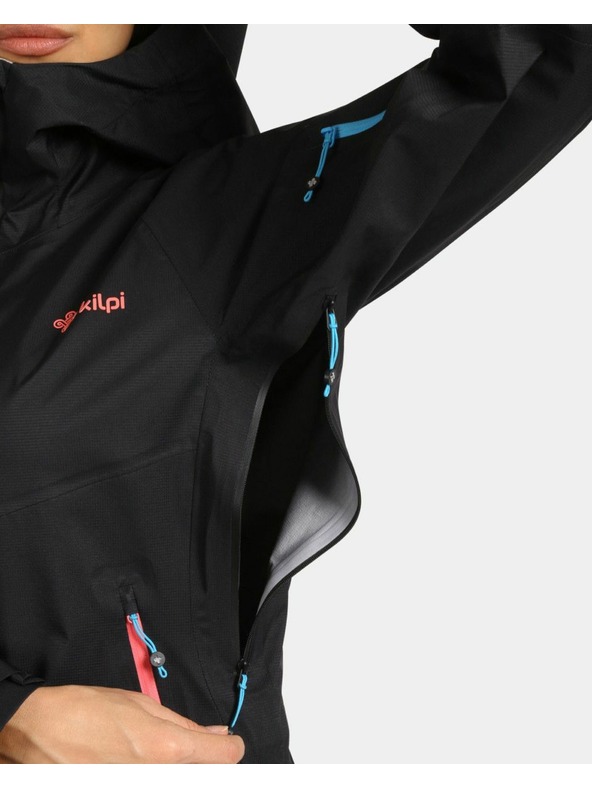 Kilpi Ženska vodootporna jakna Kilpi METRIX-W Black