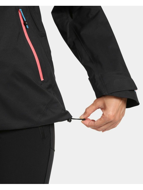 Kilpi Ženska vodootporna jakna Kilpi METRIX-W Black
