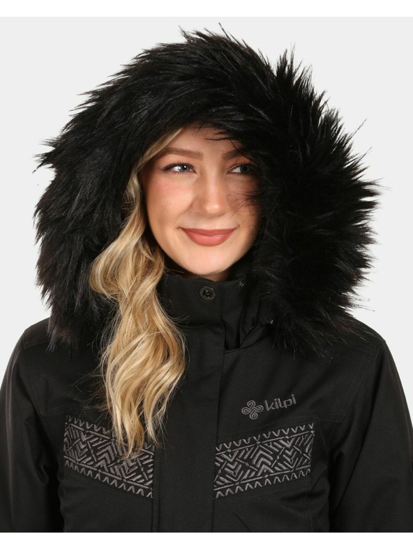 Kilpi Ženski zimski kaput Kilpi PERU-W Black