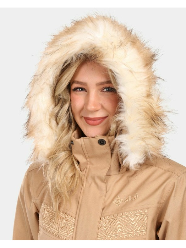 Kilpi Ženski zimski kaput Kilpi PERU-W Bež